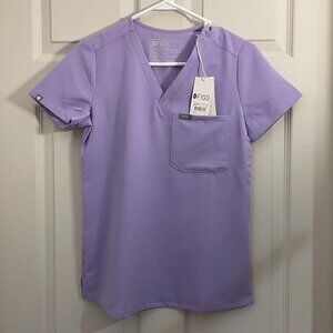 FIGS Lavender Dew Catarina One-Pocket Scrub Top